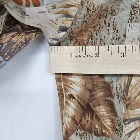 Tori Richard Shirt Mens Small Cotton Lawn Button Up Hawaiian Short Sleeve Floral - Picture 7 of 10